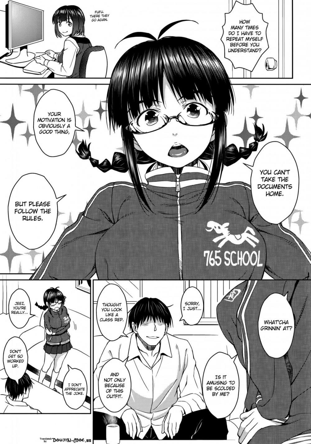 Hentai Manga Comic-RITSUKO PLAY 765 SCHOOL JERSEY-Read-2